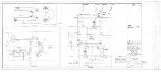 Engine and boiler room ventilating arrangement, plan and elevation